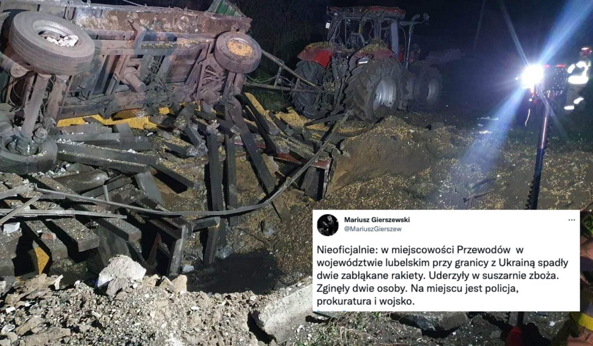 Lubelskie: w miejscowości przy granicy z Ukrainą doszło do eksplozji, premier zwołał pilne posiedzenie Komitetu Rady Ministrów