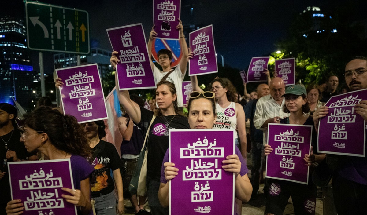 Milion osób wyszło na ulice Izraela, by zaprotestować przeciwko wojnie w Strefie Gazy