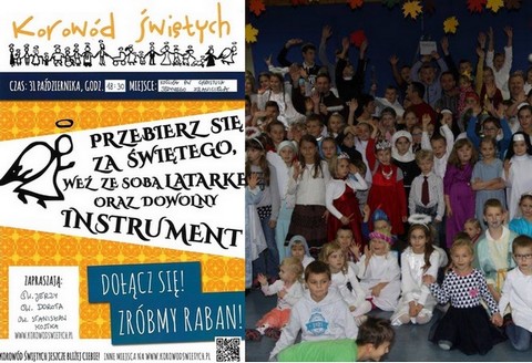 Katolickie Halloween w Swarzędzu. Dzieci pójdą w "Korowodzie świętych"