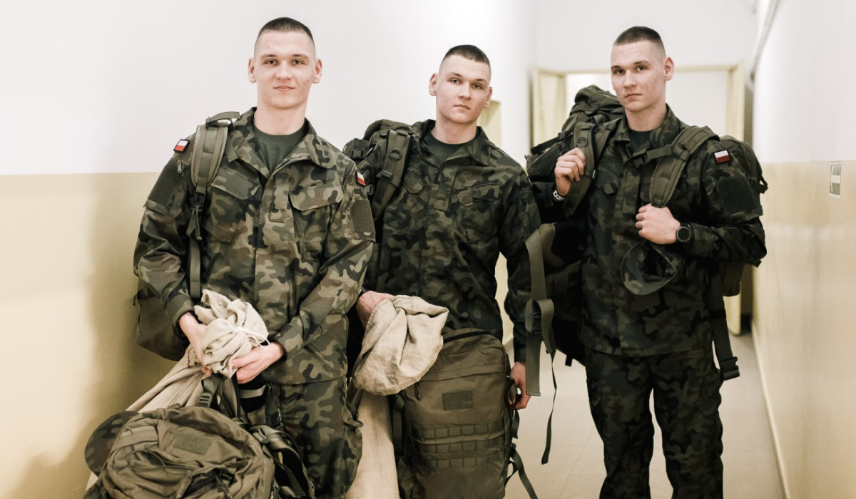 Lublin: do oddziału Wojsk Terytorialnych wstąpiły trojaczki