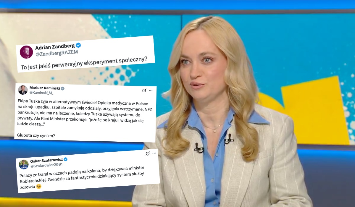 Minister zdrowia zadowolona z siebie i zmian systemu: "jeżdżę po kraju i widzę, jak się ludzie cieszą"