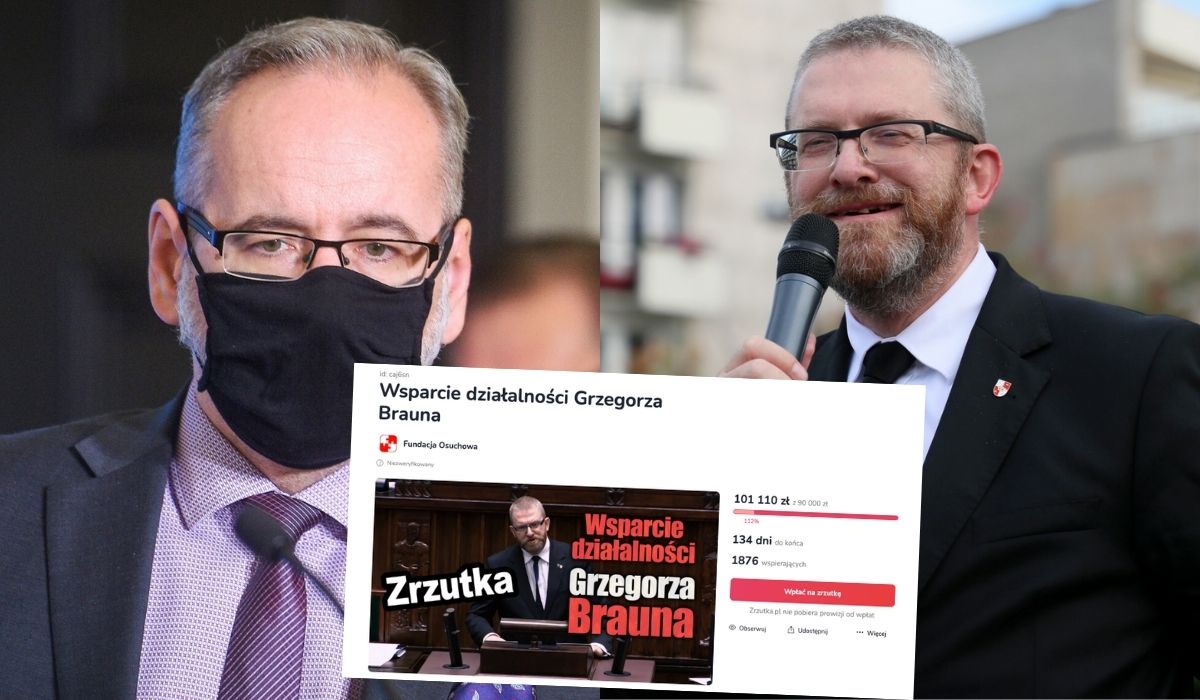 Grzegorz Braun po groźbach wobec Niedzielskiego zebrał na zrzutce już 100 000 zł 