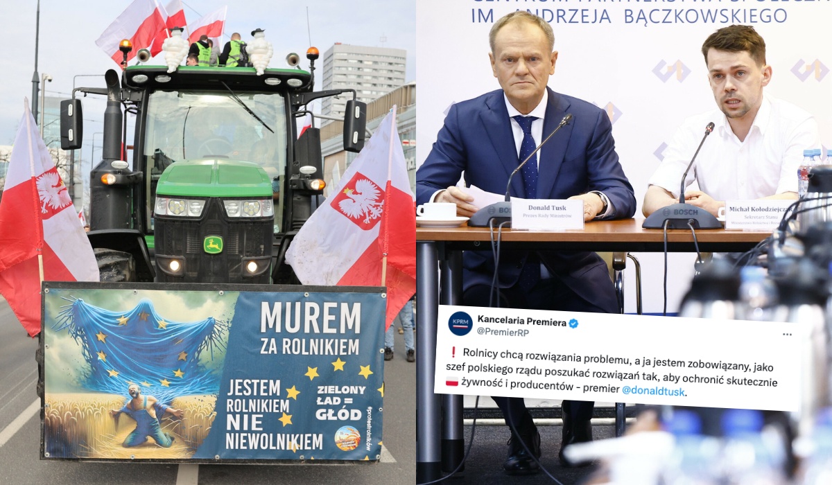 Rolnicy nie całkiem wierzą Tuskowi, że załatwi co trzeba z Brukselą i za parę dni wracają z protestami