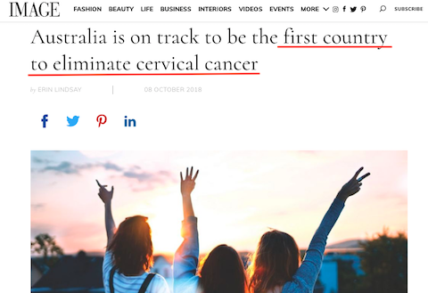 Australia chce być pierwszym krajem bez raka szyjki macicy