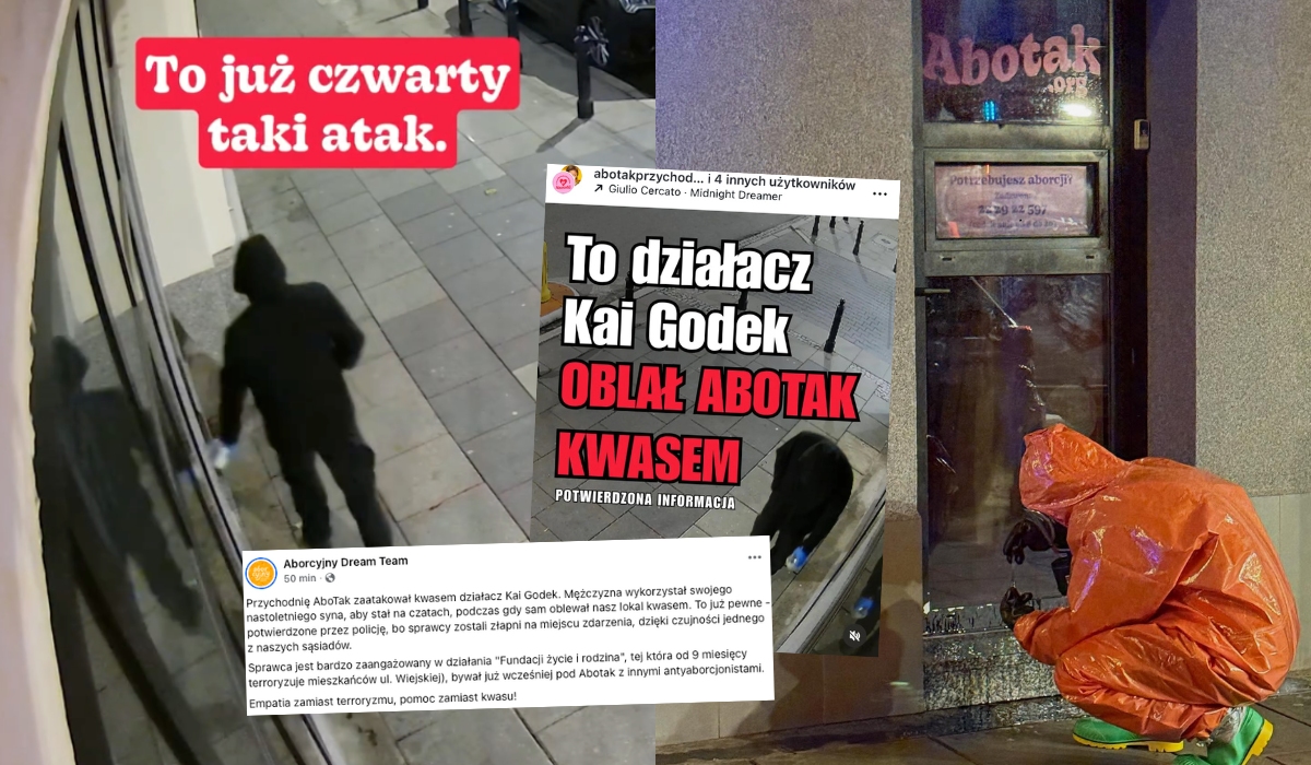 Warszawa: ojciec i syn usłyszeli zarzuty za oblanie kwasem kliniki aborcyjnej