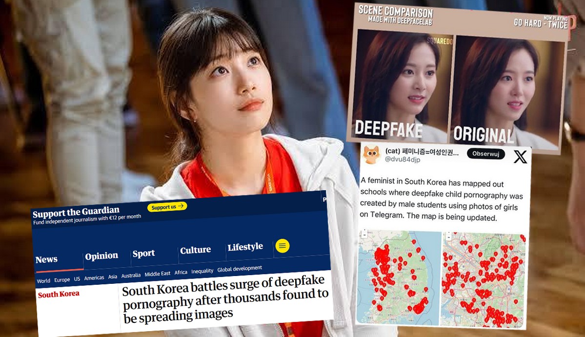Korea Południowa walczy z zalewem deepfake p*rno, trwa poszukiwanie sprawców i odbiorców