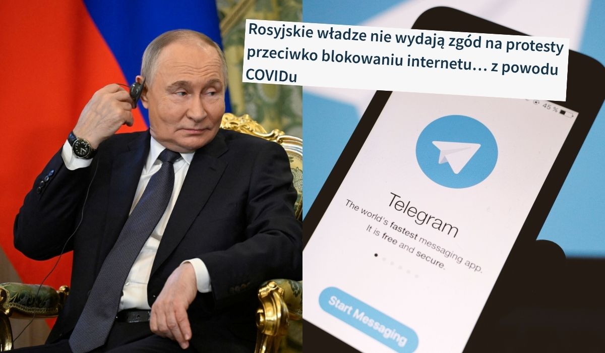 Rosja dokręca śrubę i zakazuje protestów, powołując się nagle na pandemię i strach przez COVID-19