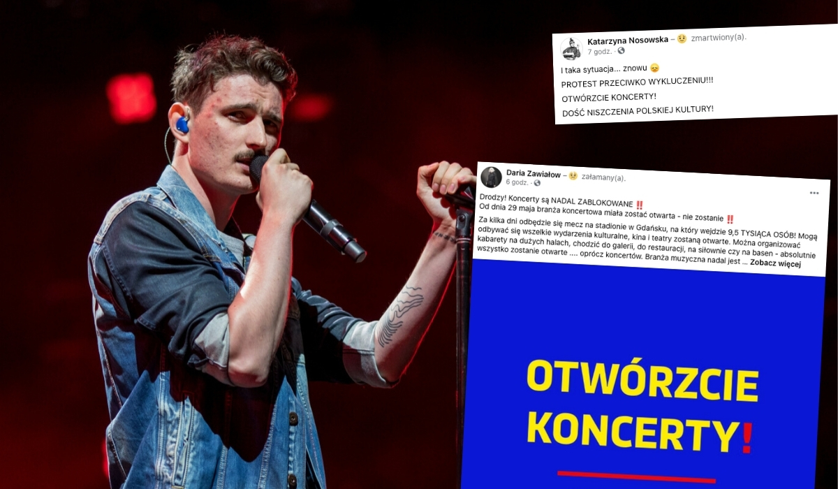 Artyści zastanawiają się, dlaczego nie mogą wrócić do koncertowania, cała branża apeluje o "elementarną sprawiedliwość"