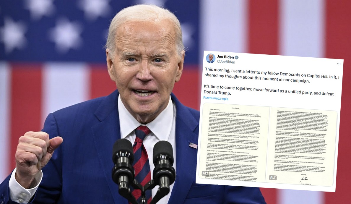 Biden zapiera się, że nie ma zamiaru rezygnować ze startu w wyborach prezydenckich