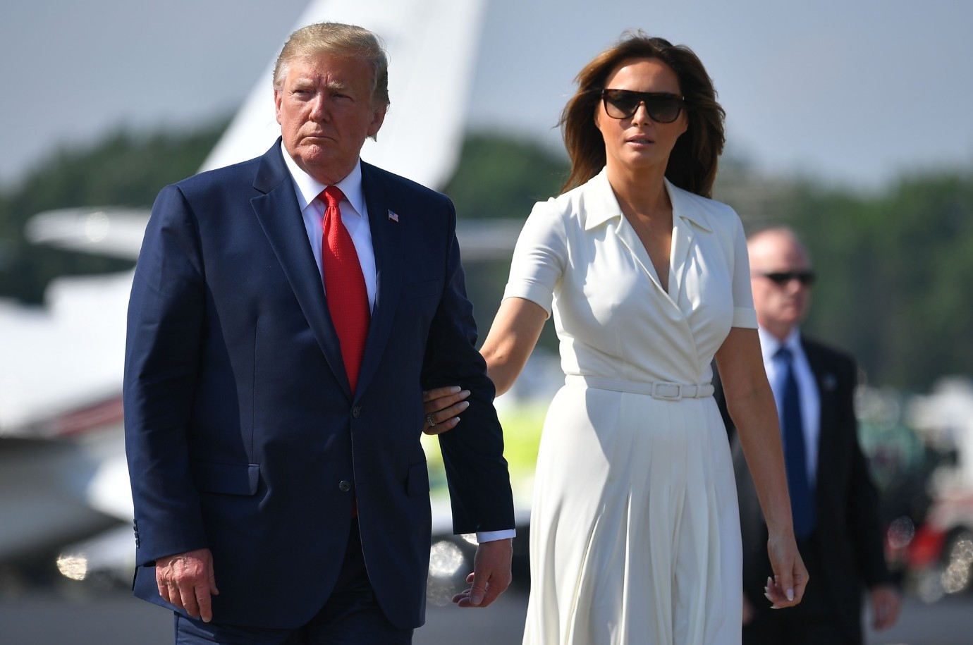 Donald Trump przyleci do Polski z Melanią