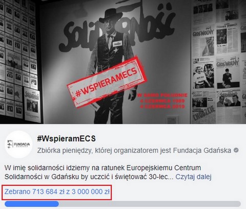 Organizatorka zbiórki do "ostatniej puszki Adamowicza" rozpoczęła nową. Wpłacono już 700 tysięcy