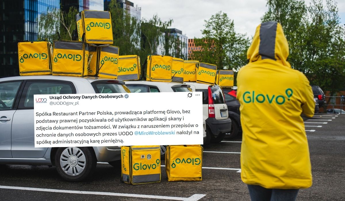 Glovo dostało klapsa na prawie 6 mln zł za zbieranie skanów dowodów od użytkowników