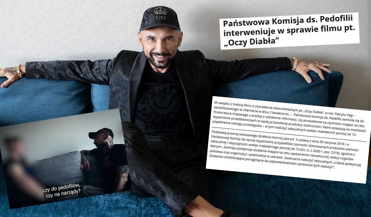 Komisja ds. pe*ofilii zwraca się do prokuratury ws. filmu Patryka Vegi