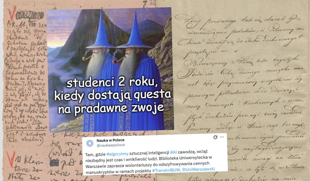 Biblioteka UW szuka wolontariuszy do odszyfrowywania manuskryptów, których nie ogarnia AI