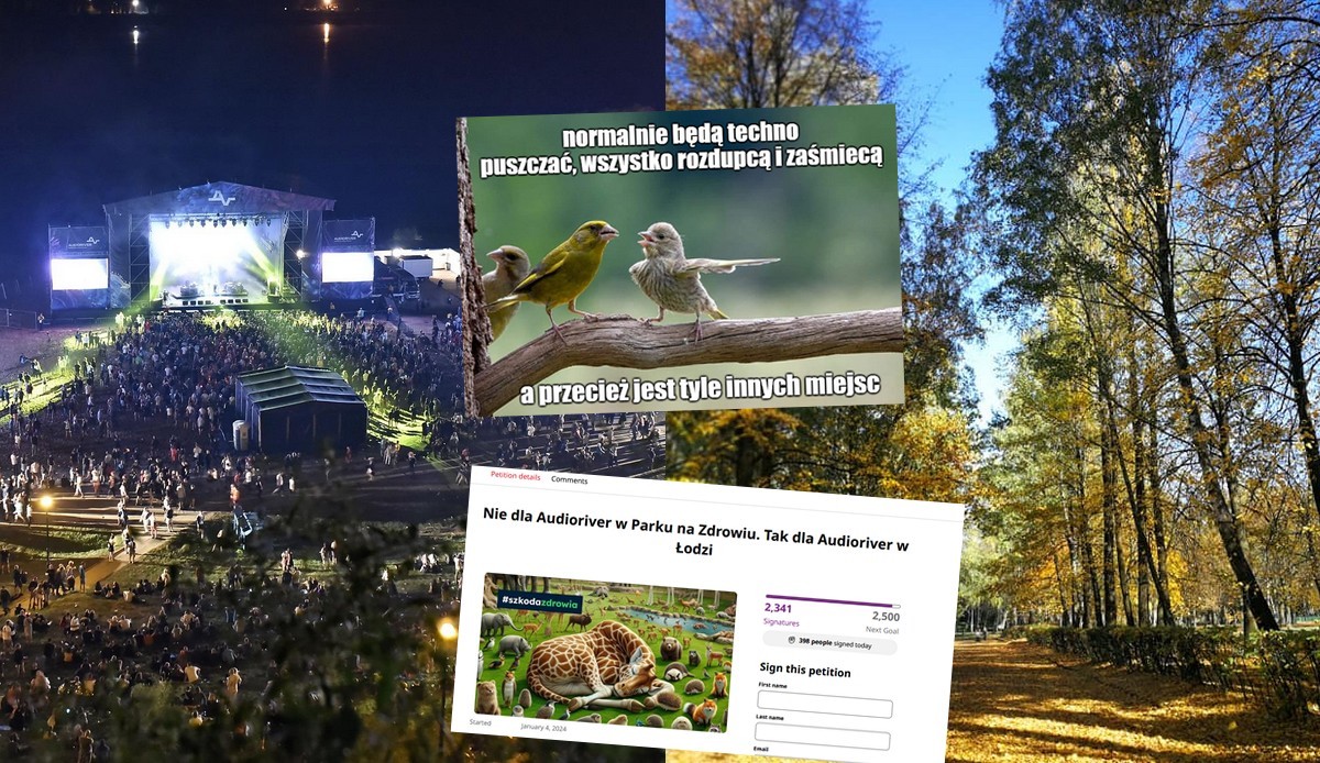 Łódź: mieszkańcy bronią parku przed urządzeniem w nim festiwalu Audioriver