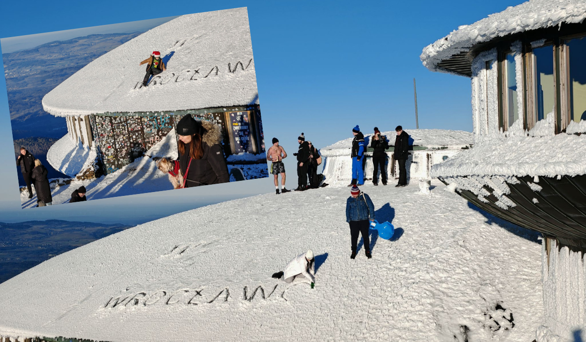 Dziecko weszło na dach obserwatorium na Śnieżce tuż nad 900m stromym zboczem, GOPR przypomina, że to słaby pomysł