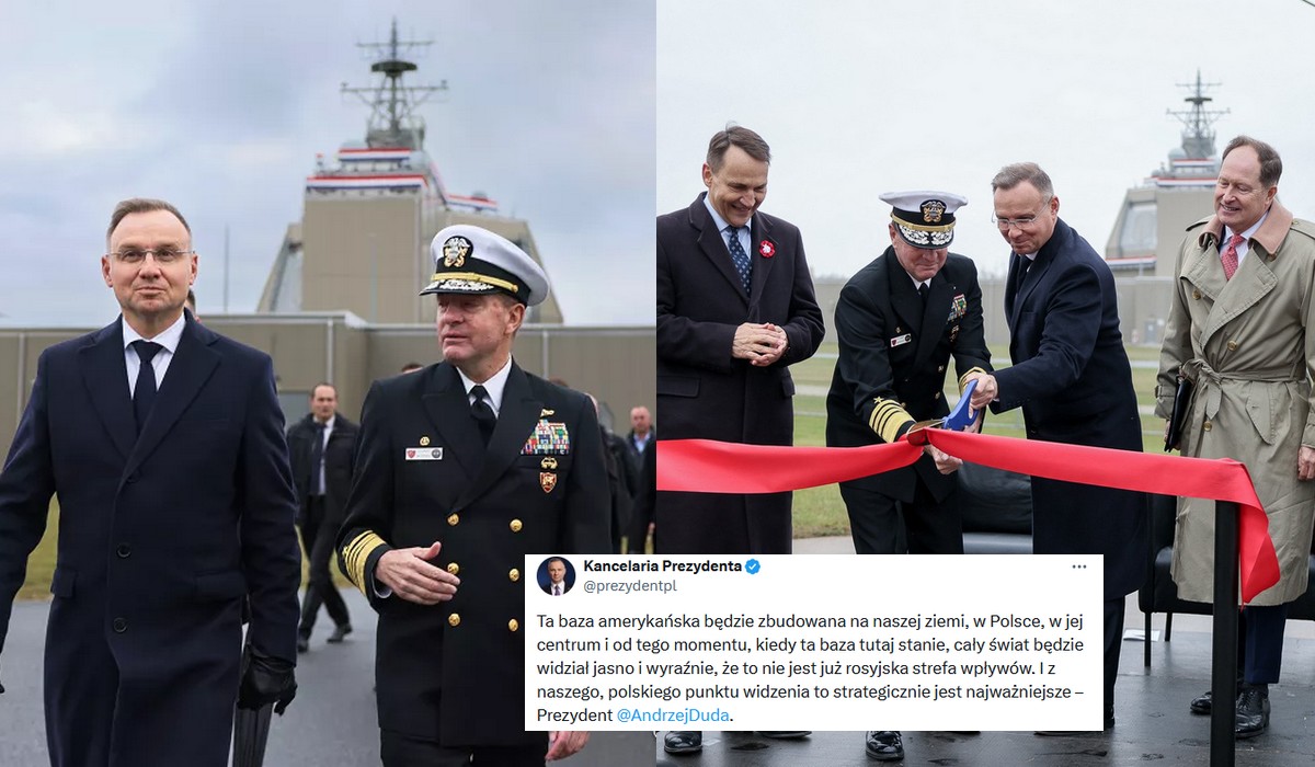 Duda na otwarciu bazy antyrakietowej w Redzikowie: cały świat będzie widział, że to nie jest już rosyjska strefa wpływów