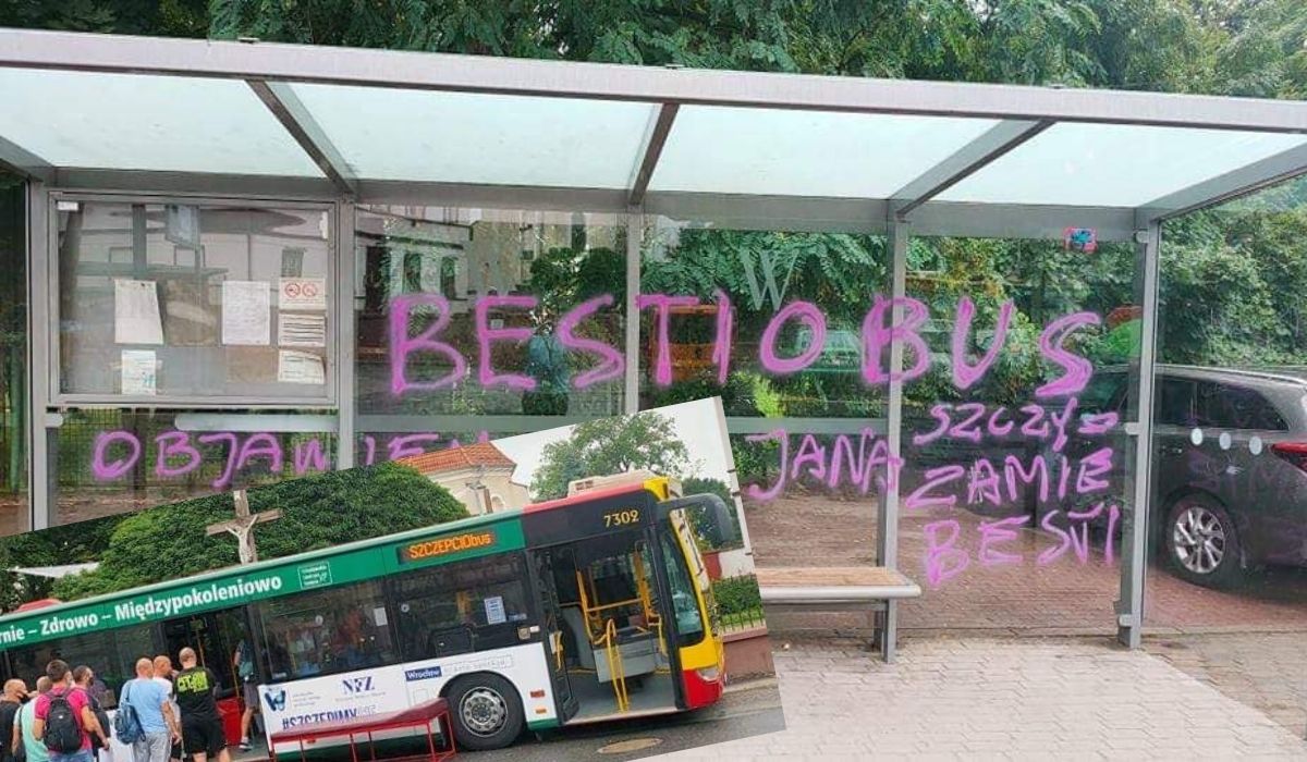 Wrocław: Szczepciobus nadal działa, a za wandali-antyszczepionkowców wyznaczono nagrodę