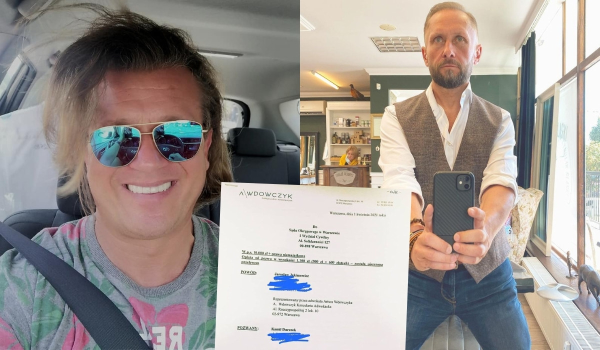 Jarosław Jakimowicz, zgodnie z obietnicą, pozwał Kamila Durczoka