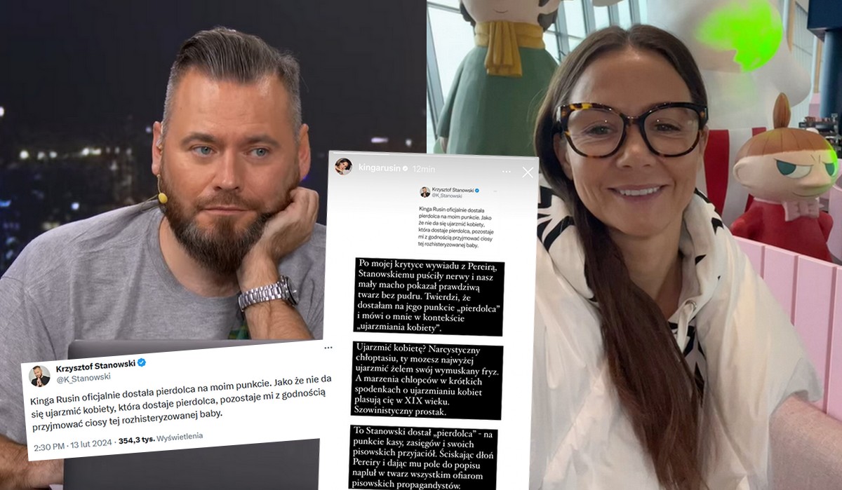 Stanowski narzeka, że Rusin dostała na jego punkcie pier**lca i to wcale jej nie uspokoiło