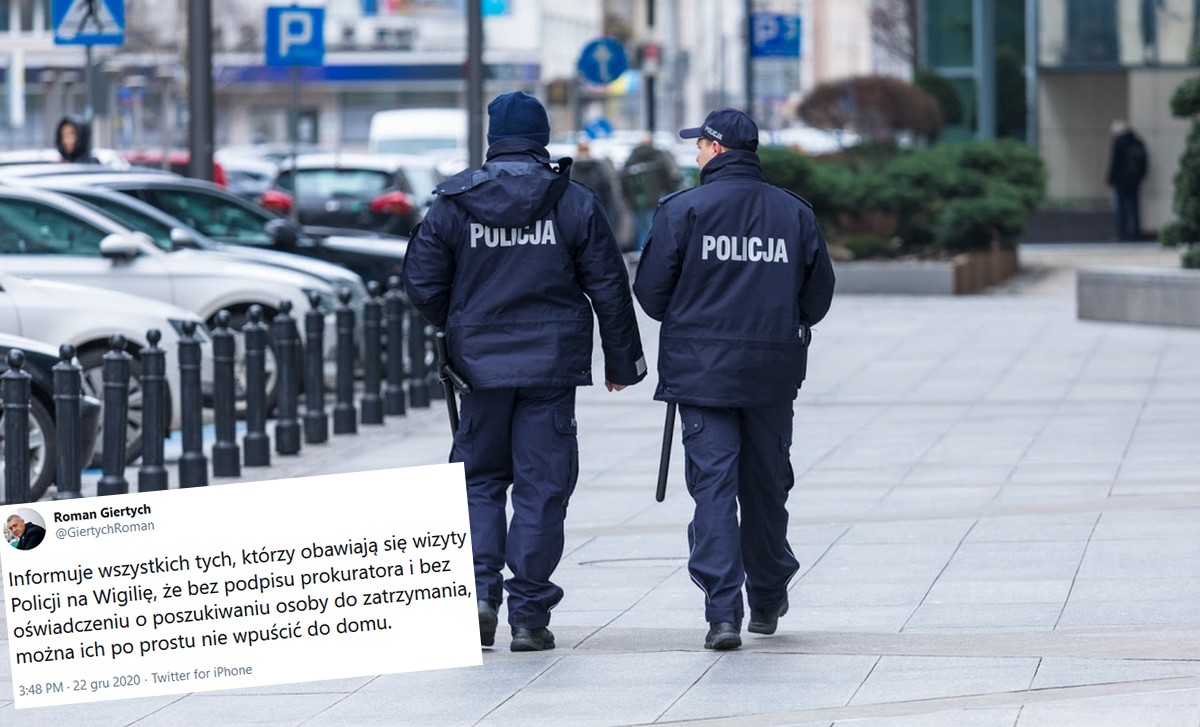 Policja może kontrolować przestrzeganie limitu gości w Wigilię: jesteśmy zobowiązani reagować