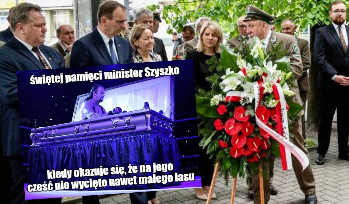 Lasy Państwowe zaprzeczają, że politycy PiS zabrali wieniec leśnikom