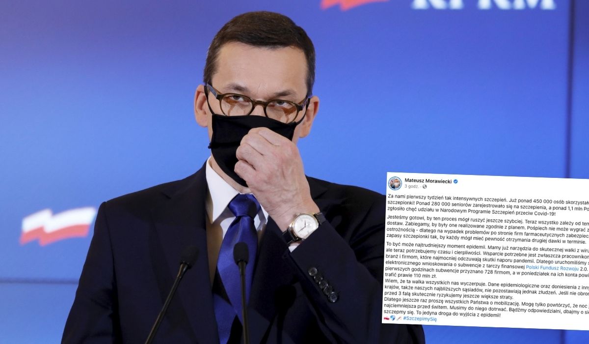 Premier Morawiecki oddał się refleksji i mówi, że to może być najtrudniejszy moment pandemii
