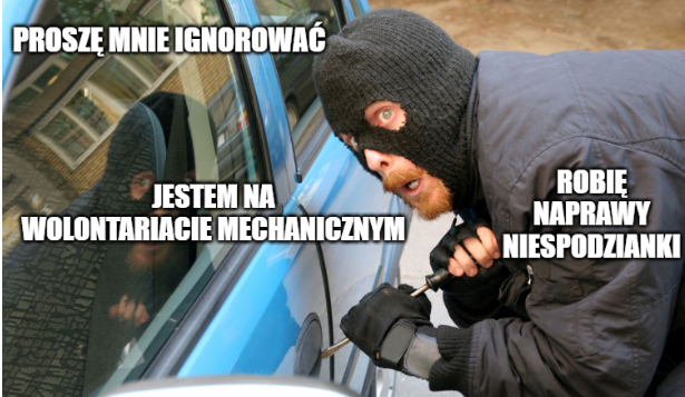 Policja zatrzymała złodziei-majsterkowiczów, którzy rozkładali kradziony samochód w dwie godziny