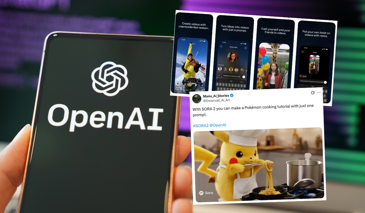 OpenAI wystartowało ze swoim odpowiednika TikToka, na którym będzie więcej produkcji AI i deepfake'ów