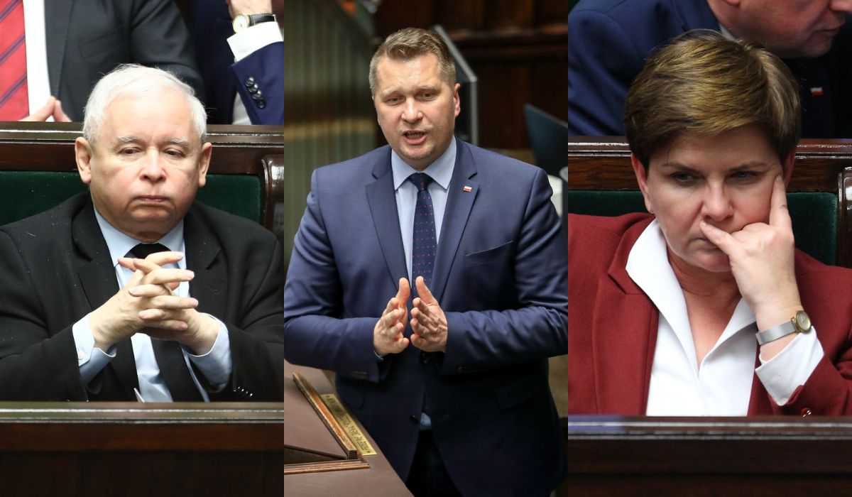 Sondaż: listę najmniej lubianych polityków z jakiegoś powodu otwierają prezes Kaczyński, Szydło i Czarnek