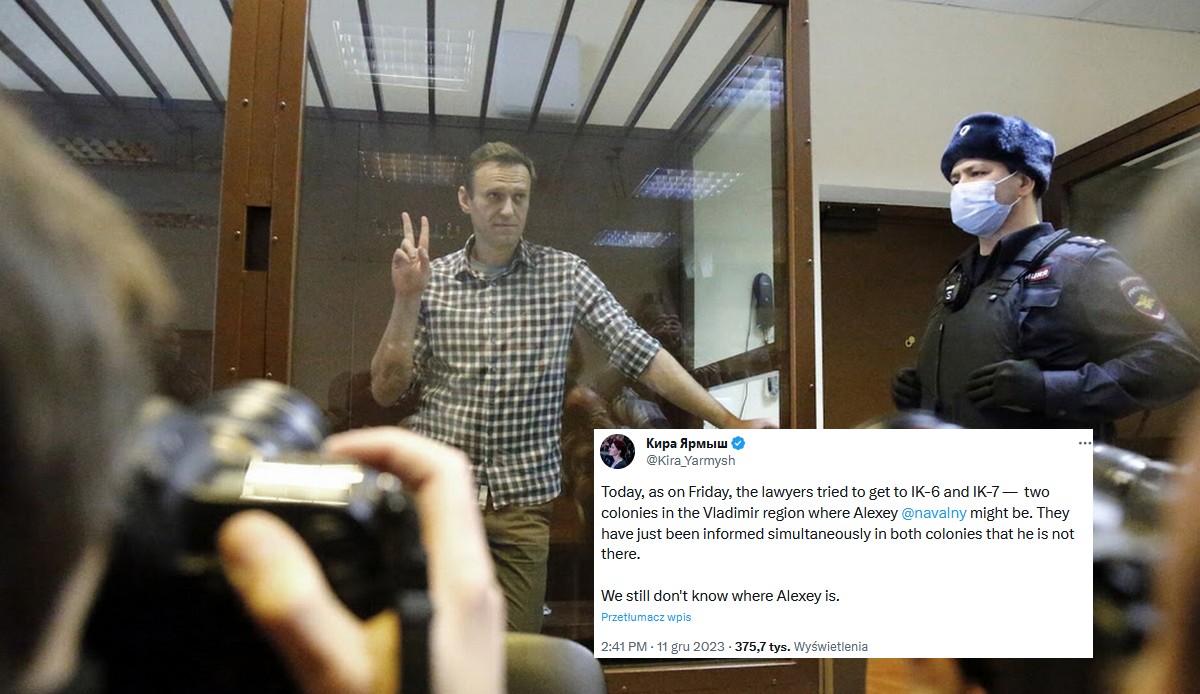 Nawalny zniknął z kolonii karnej, od kilku dni nie ma z nim kontaktu