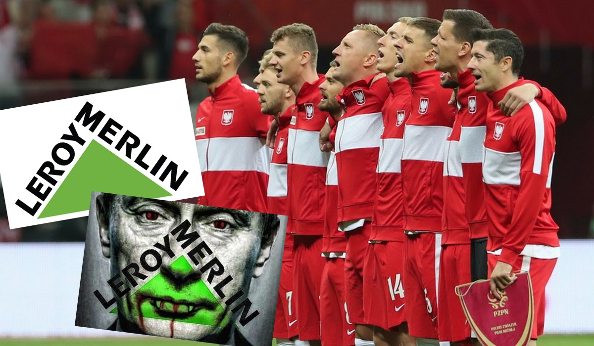 Leroy Merlin nadal nie wyniosło się z Rosji i nadal jest sponsorem piłkarskiej reprezentacji Polski, bo przedłużono umowę z PZPN