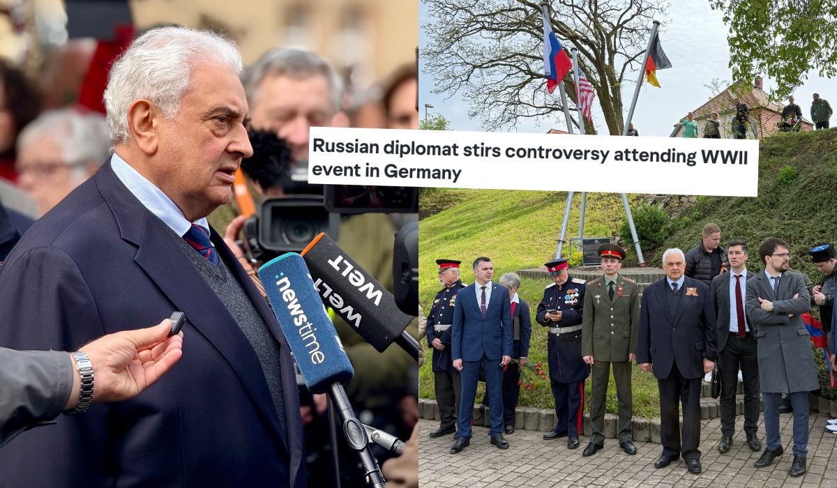 Niemcy: rosyjski ambasador wziął udział w uroczystościach, bo bardzo chciał i się wprosił