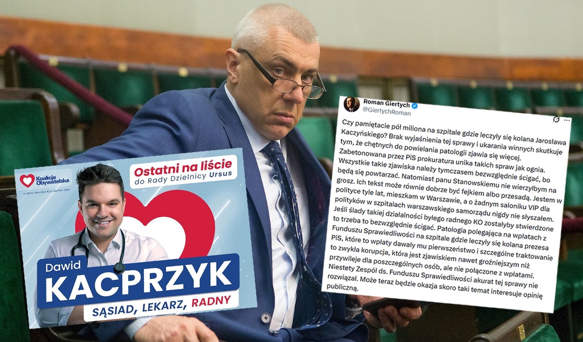 Roman Giertych zapewnia, że nie było specjalnego traktowania w szpitalu polityków z KO, bo on o tym nie słyszał