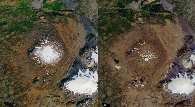 Islandia pożegnała lodowiec Okjokull. Istniał 700 lat