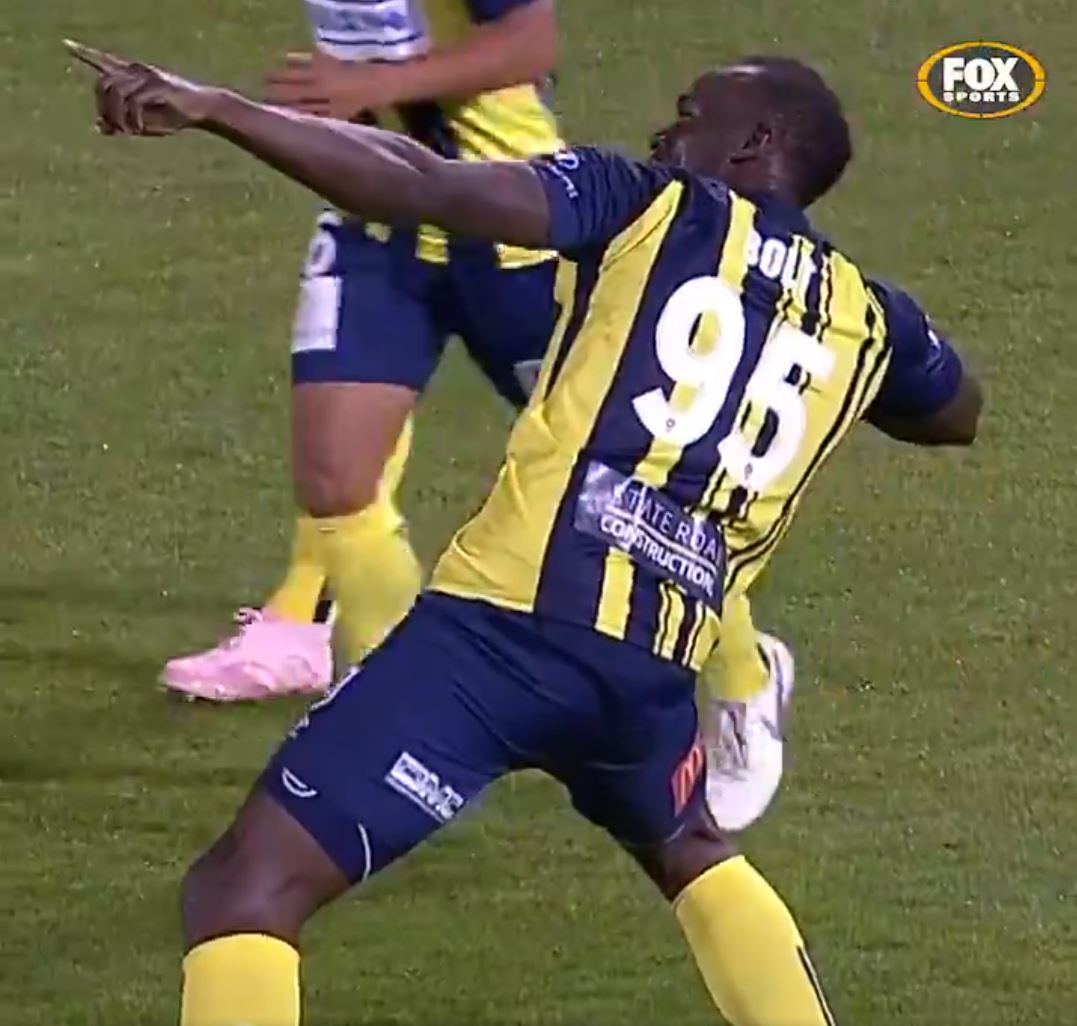 Usain Bolt spełnia marzenia. Właśnie strzelił pierwszego gola