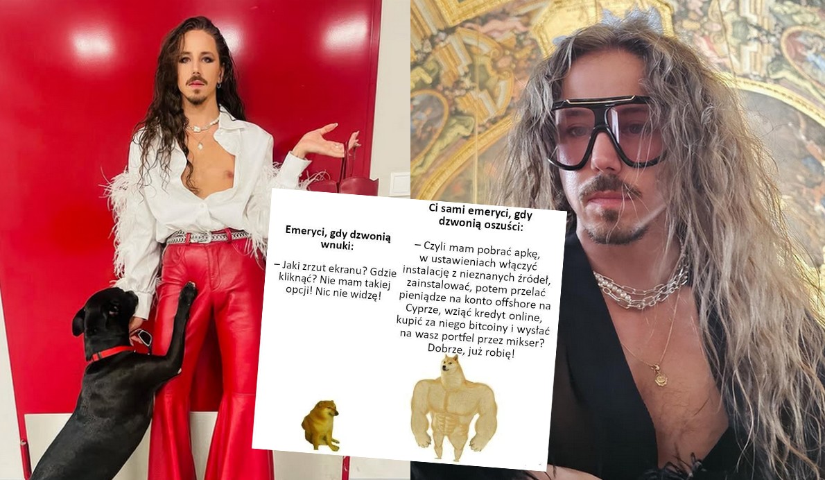 Seniorka nabrana przez oszusta udającego celebrytę, tym razem po drugiej stronie miał być Michał Szpak