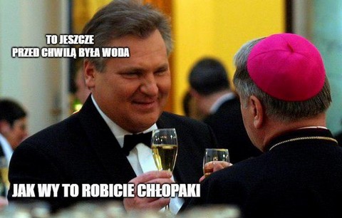 Kwaśniewski w RMF FM: "Nie piję już wódki i żadnych mocnych alkoholi"