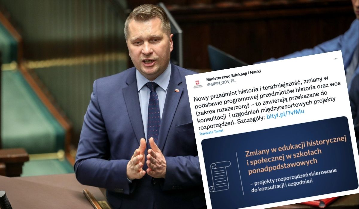 Czarnek przedstawił jak będą kształcone dzieci w programie "Historia i Teraźniejszość" i nie zostało to przyjęte zbyt dobrze 