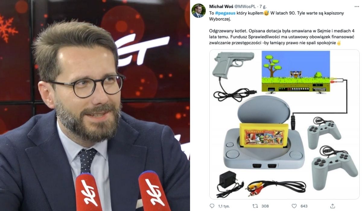 Fogiel zapytany o Pegasusa zaczął coś kręcić o reptilianach i konsolach do gier