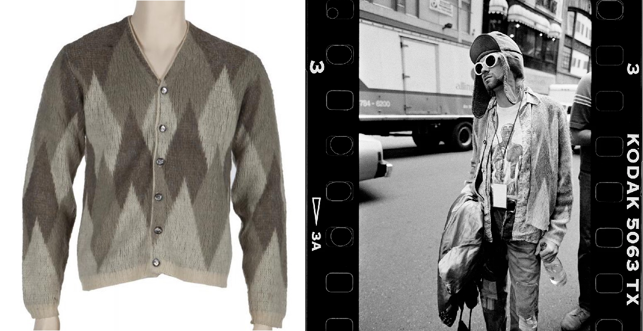 Sweterek Kurta Cobaina sprzedany za 75 000 dolarów