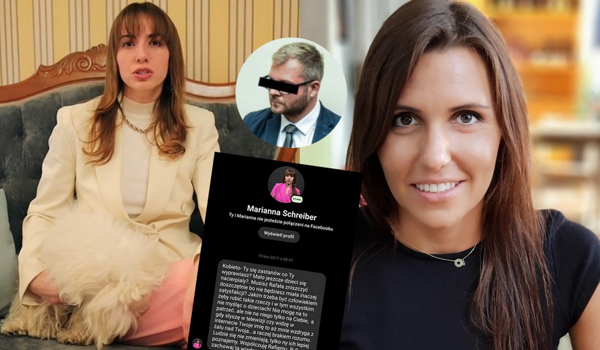 Marianna Schreiber tuszuje ślady po obronie męża Piaseckiej, kasuje swoje wiadomości i blokuje komentarze