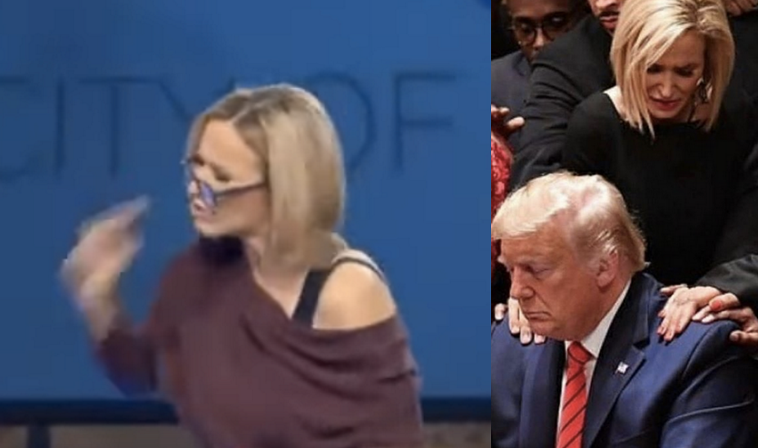 Doradczyni Trumpa zaklinała Boga i mówiła językami na spotkaniu słysząc "dźwięki zwycięstwa"