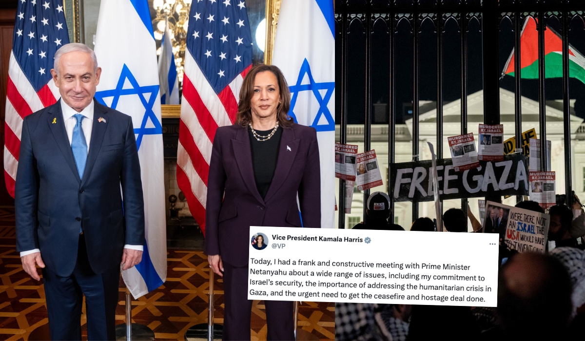 Kamala Harris zasugerowała Netanjahu, że czas kończyć wojnę w Strefie Gazy