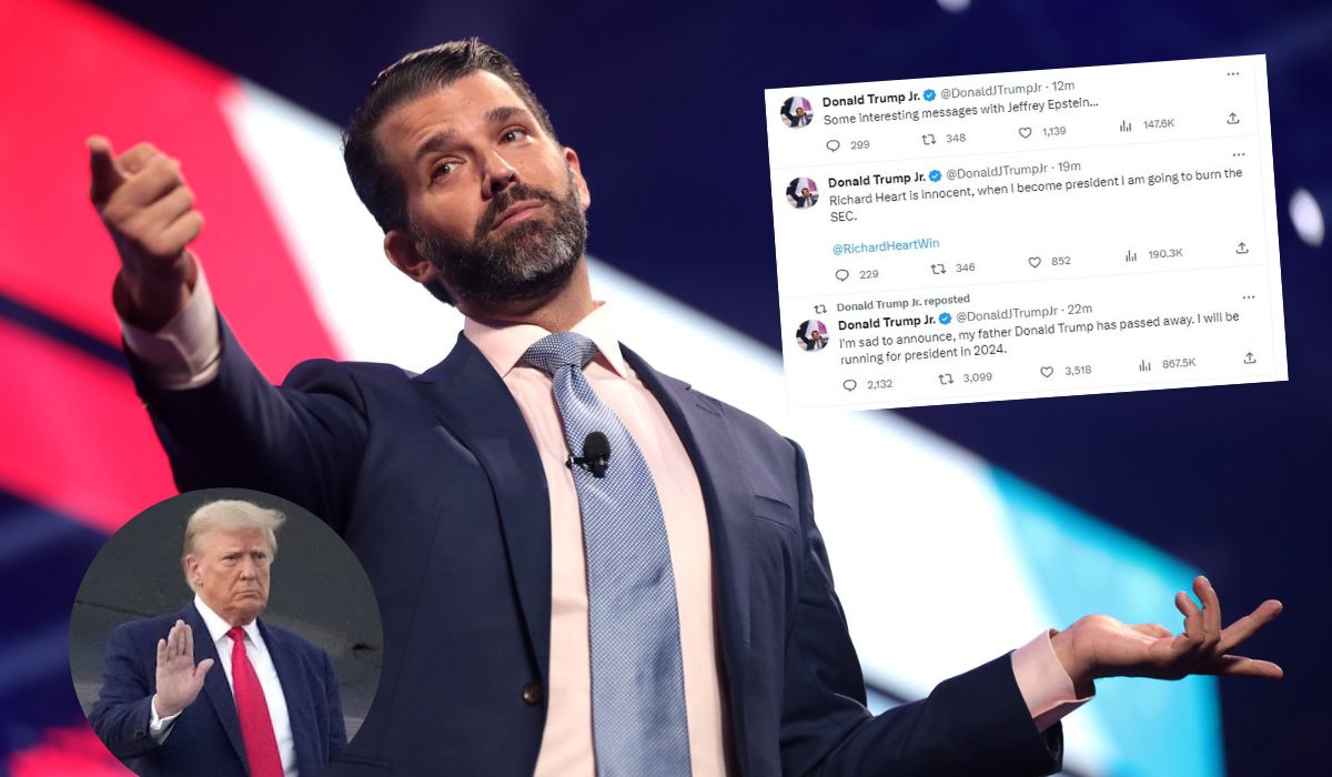 Hakerzy przejęli konto syna Trumpa i okrutnie jajcowali