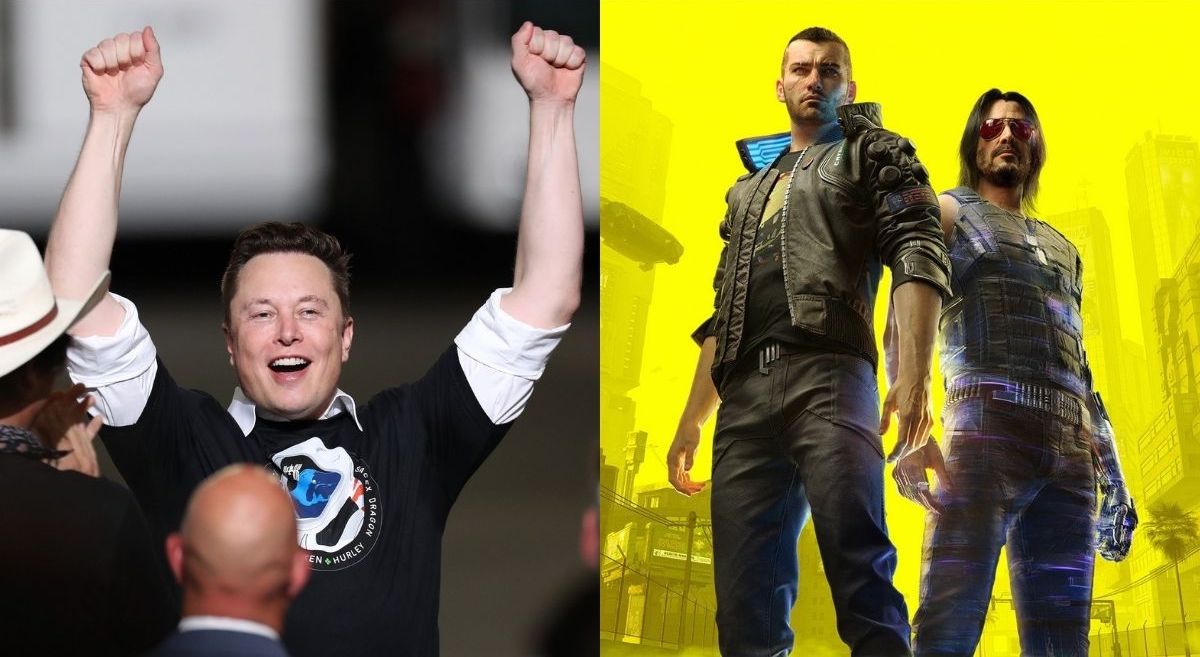 Elon Musk śmieszkuje z bugów w Cyberpunku, ale gra i tak mu się podoba