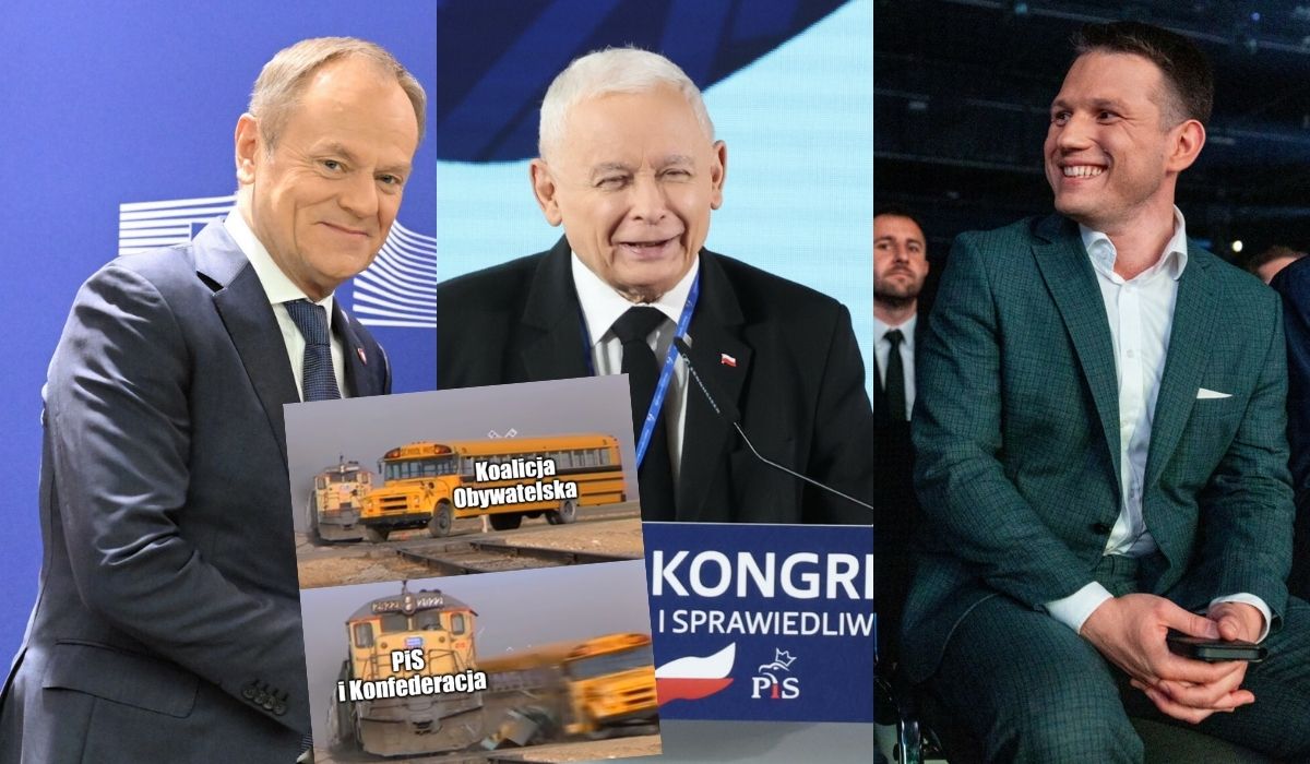 Sondaż: KO dalej z najwyższym poparciem, ale PiS i Konfederacja powoli się rozpędzają
