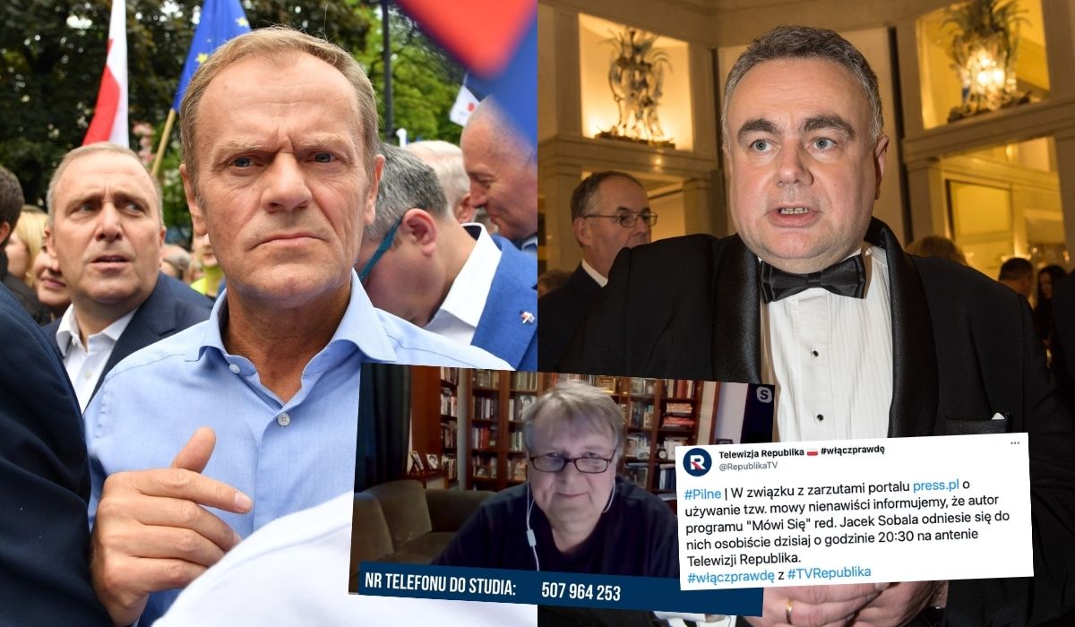 TV Republika śmieszkuje z Tuska "chyży rój" i udaje, że nie ma w tym nic obraźliwego