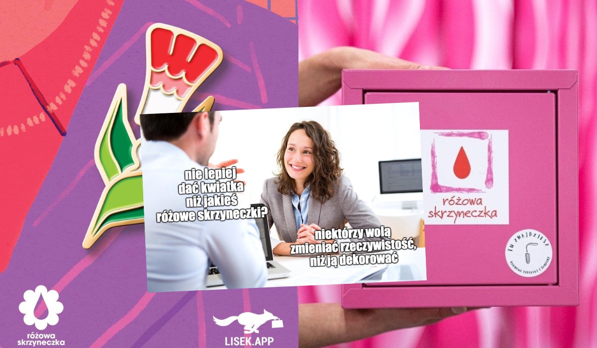 Sklep Lisek i Różowa Skrzyneczka połączyły siły, dzięki akcji ma się zwiększyć dostępność środków higienicznych