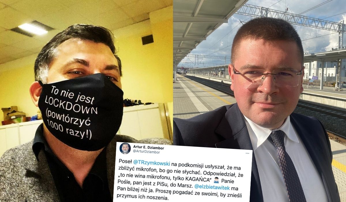 Poseł Dziambor ciśnie bekę z posła Rzymkowskiego, bo działa dla PiS a narzeka na "kagańce"
